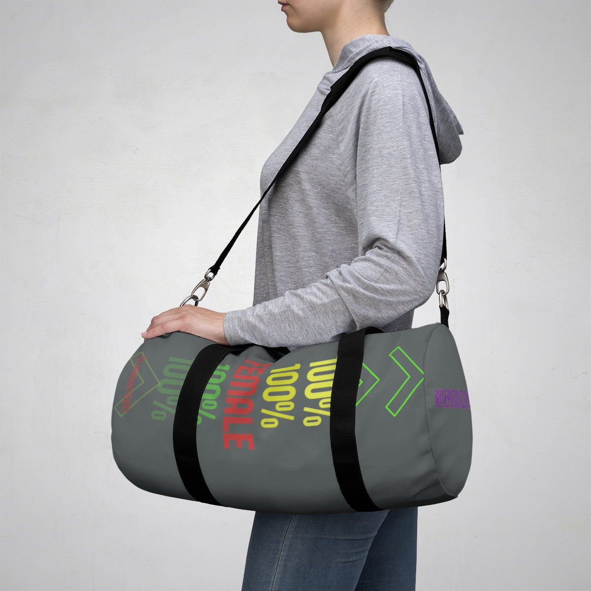 Sports Bag ( 100 % Female ) Grey