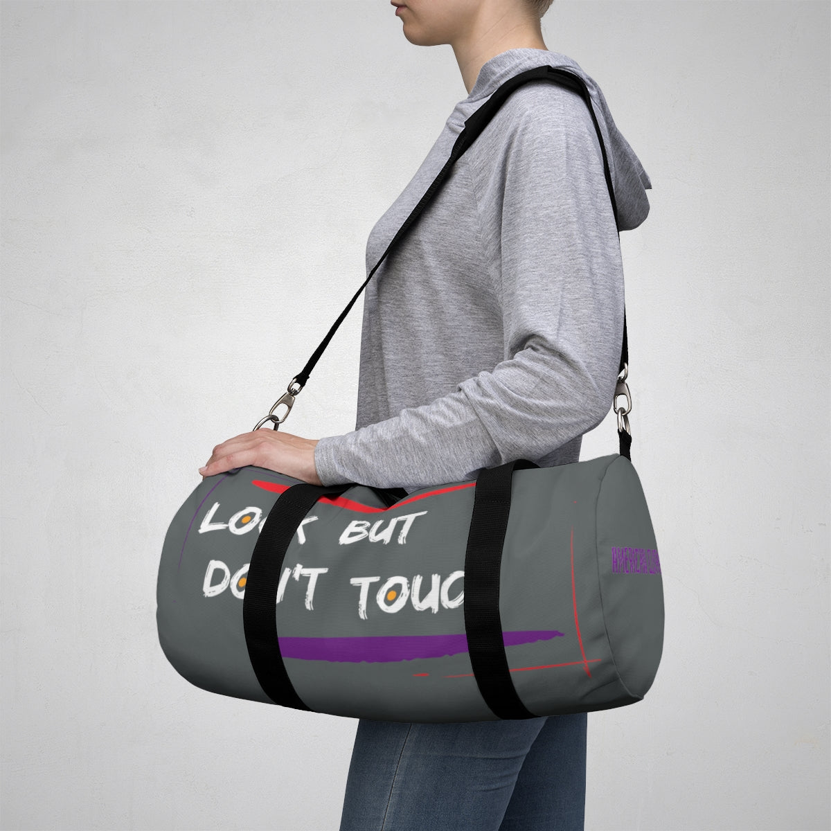Sports Bag (Look but Don't Touch ) Grey