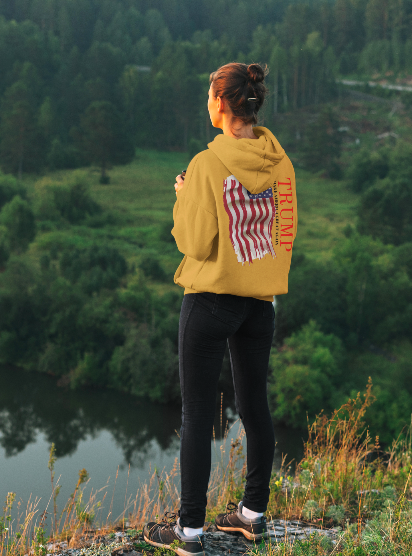 Unisex Premium Pullover Hoodie  (TRUMP)