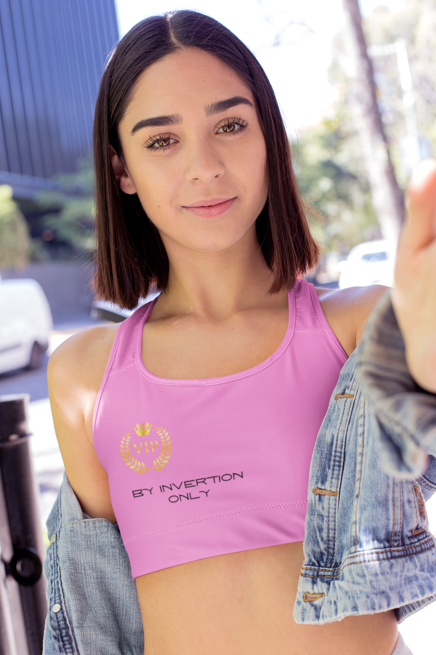 Sports Bra ( VIP By invitation only )  Pink