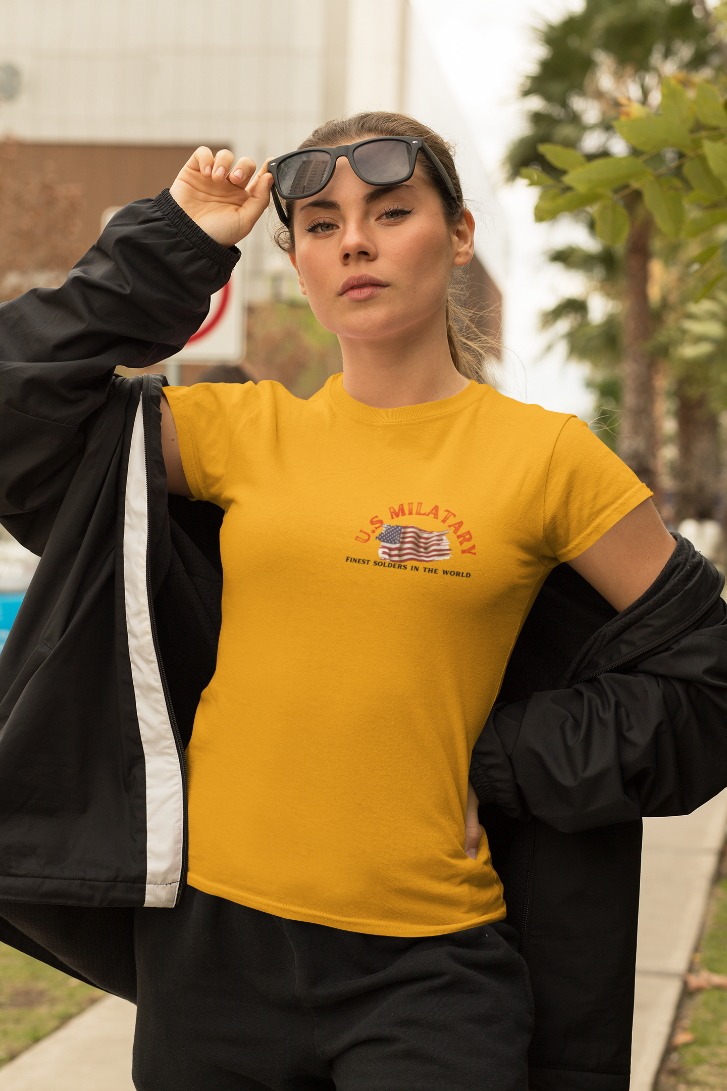 T-Shirt Premium Quality Jersey ( US Military ) Military Style