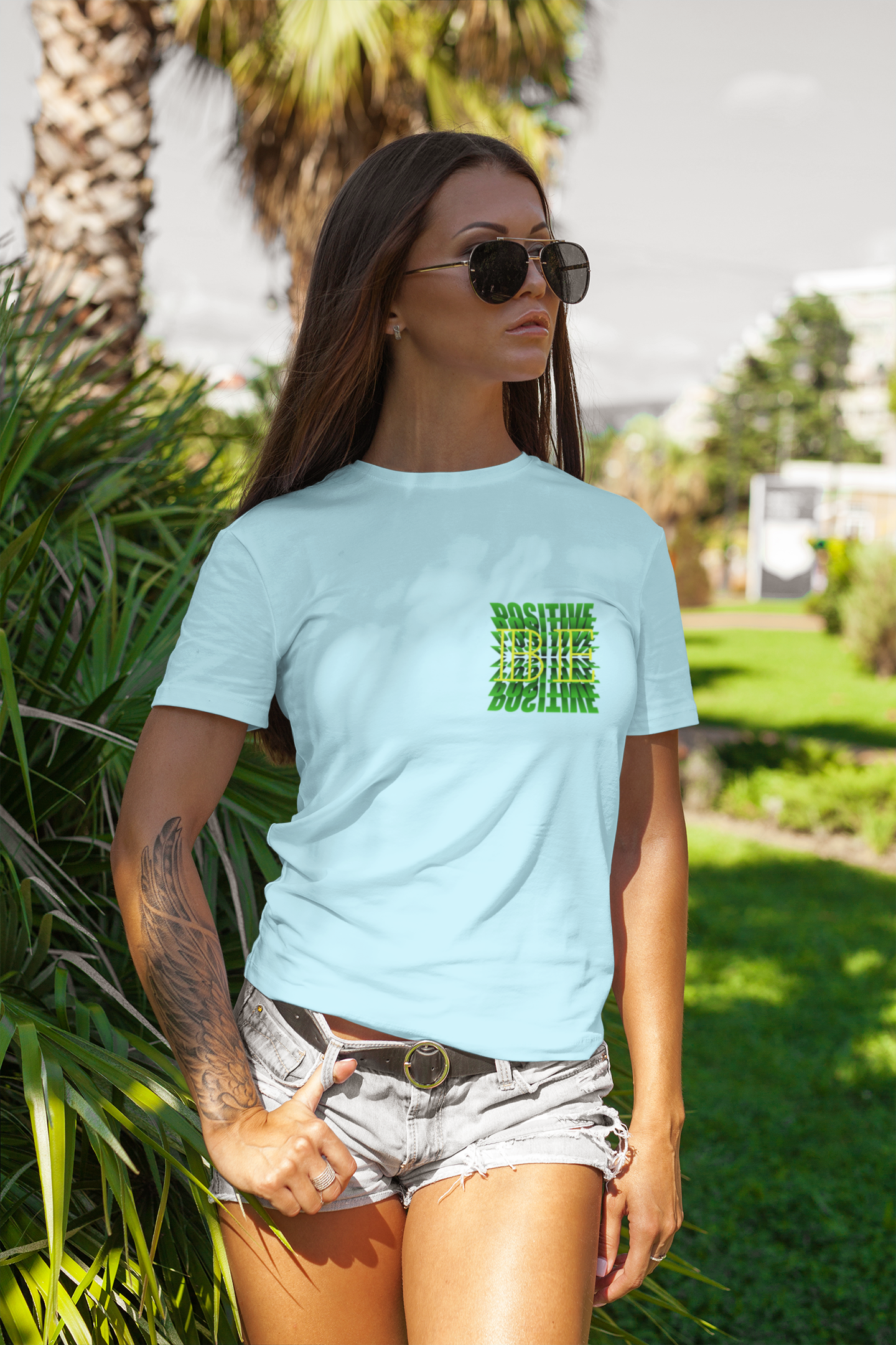 Jersey Short Sleeve Tee ( Be Positive ) T-Shirt