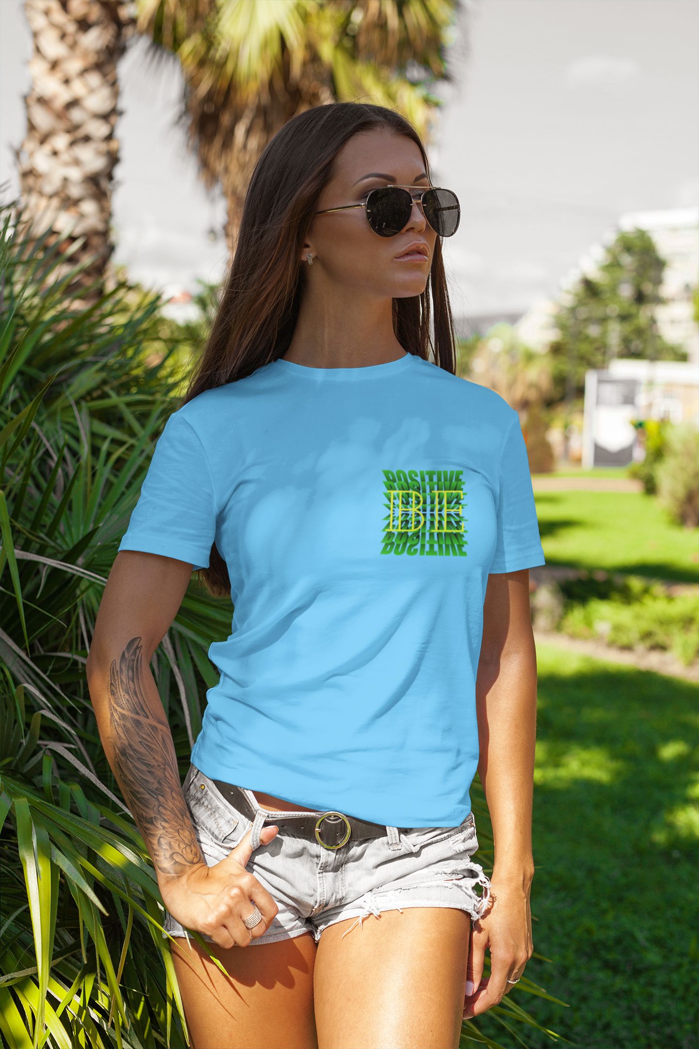 Jersey Short Sleeve Tee ( Be Positive ) T-Shirt